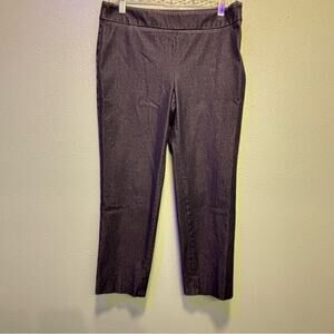 Talbots Women’s Dark Petite Chatham Ankle Pant Size 6P With Side Zipper